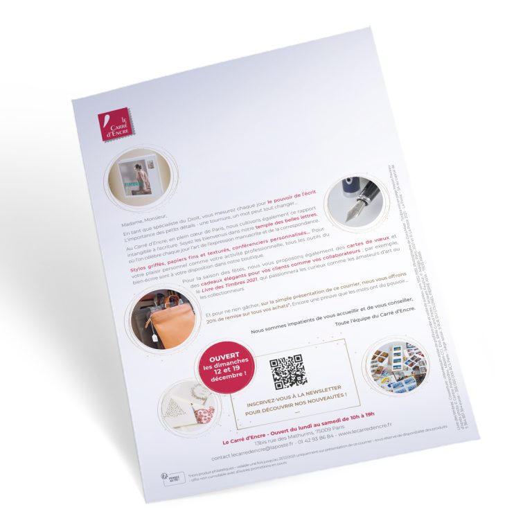 Carré d&rsquo;encre | Courrier marketing