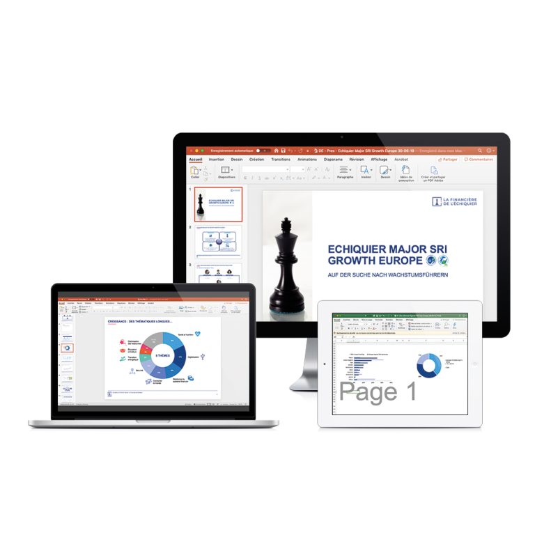 Financière de l&rsquo;échiquier | Mise à la charte de documents Excel et PPT